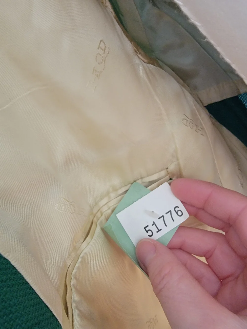 Vintage Men's 1960s Izod Lacoste Green Blazer Jacket Deadstock 44 Chest